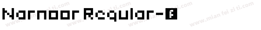 Narnoor Regular字体转换